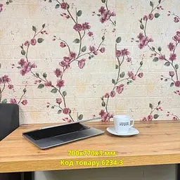 Самоклеюча декоративна 3D панель Loft Expert Сакура 700x770x3 мм - мініатюра 2