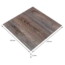 Самоклеюча LVT плитка 610х610х1.5 мм SW-00003272 - мініатюра 5