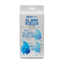 Серветки вологі Doy fresh 8*8 шт. блакитні