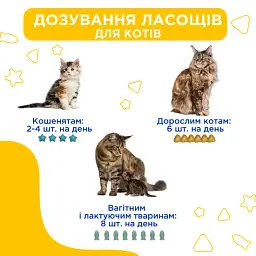 Ласощі вітамінізовані Modes Joy Cat з фруктами, морськими водоростями, таурином та L-карнітином для кошенят 35 г - мініатюра 3