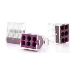 З'єднувач кабелю 6-pin аналог WAGO K773-106, 50штпак Voltronic (K773-106/50)