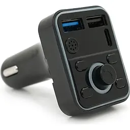 FM модулятор Voltronic D1, підсвітка 7 кольорів, 1.5-3.1A, USB, TF (FM-D1-7Col) - мініатюра 5