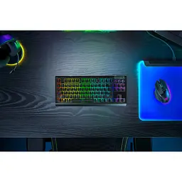 Клавіатура Razer BlackWidow V4 Low-Profile TKL Wireless/Bluetooth/USB Yellow Switch UA Black (RZ03-05450100-R3M1) - мініатюра 2
