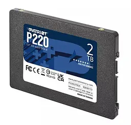 SSD накопитель 2 Tb 2.5" SATA3 PATRIOT P220 P220S2TB25 - мініатюра 2