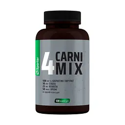 Жироспалювач 4 CARNI MIX, 120 капсул Sporter vit0003928