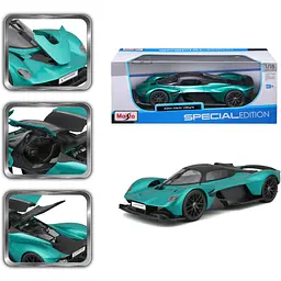 Ігрова автомодель Maisto Aston Martin Valkyrie 1:18 (31465 Green) - мініатюра 15