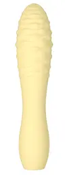 Міні-вібратор Cuties Mini Vibrator 14.2 см жовтий - мініатюра 2