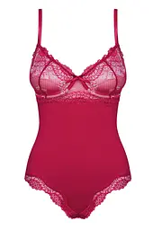 Боді Obsessive Rosalyne S/M червоний - мініатюра 4