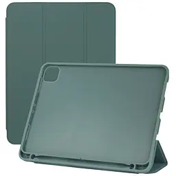 Чохол-книжка CDK для Apple iPad Air 11" M3 2025 екошкіра/силікон Smart Case cлот стилус (011190) green - мініатюра 10