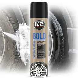 Засіб для догляду за шинами K2 Bold Пінний чорнильник 600 мл (K156)