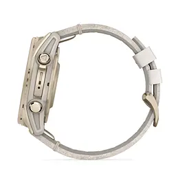 Смарт-годинник Garmin fenix 8 43mm, AMOLED, Saph, SftGldSS/FogGryLeatherBnd, Excl, GPS (010-02903-40) - мініатюра 5