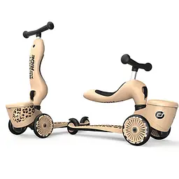 Самокат-трансформер 2 в 1 Scoot and Ride Highwaykick-1 Lifestyle, леопардовий - мініатюра 3