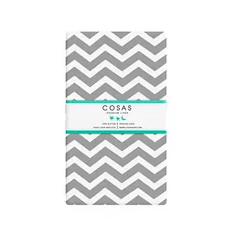 Набір простирадло на резинці Cosas B&G Zigzag 60х120х12 см (SetSheet_ZigBlue_ZigGrey_120x60) - мініатюра 3