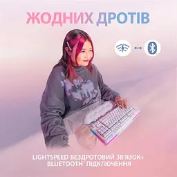 Клавіатура бездротова Logitech G715 Linear White (920-010692) - мініатюра 6