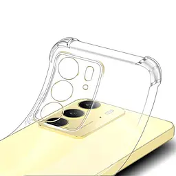 TPU чохол GETMAN Ease logo посилені кути Full Camera для Realme C75 / C75x Безбарвний (прозорий) - мініатюра 2