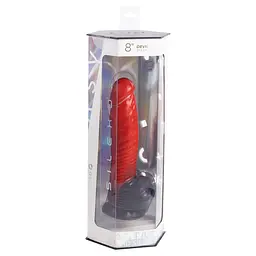 Фалоімітатор SilexD Fantasy Liquid Silicone Devil, 20.3 см - мініатюра 7