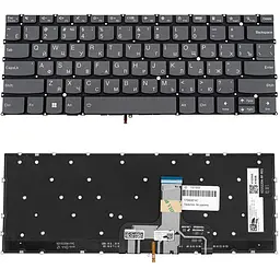 Клавіатура для ноутбука LENOVO (Yoga 7 14IAL7) rus чорний без кадру підсвічування клавіш