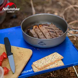 Сковорода титанова з розкладною ручкою Naturehike NH18T010-A (17 см) - мініатюра 7