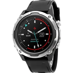 Смарт-годинник Garmin Descent Mk2 Stainless Steel with Black Band (010-02132-00/10) [84483] - мініатюра 2