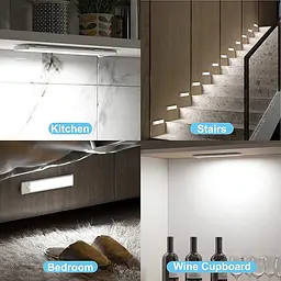  LED-лампа Grand портативна з датчиком руху 20 см біла - мініатюра 2