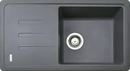 Кухонна мийка Adamant Slim Long 780x435x200 сірий 383223, Сірий