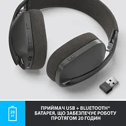 Навушники Logitech Zone Vibe 125 Graphite (981-001126) - мініатюра 4