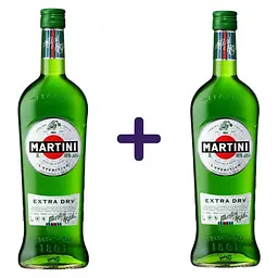 Вермут Martini Extra Dry 18% 2 л (2 шт. х 1 л)