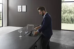 Змішувач для кухні Hansgrohe Aquno Select M81 з висувним душем chrome 73836000 - мініатюра 2