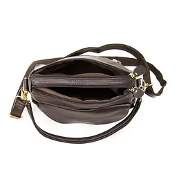 Жіноча шкіряна сумка коричнева Riche NM20-W1195C - мініатюра 6
