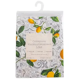 Скатертина Lefard Home Textile Limones Ceramica Gris водовідштовхувальна, 180х140 см (715-320) - мініатюра 4