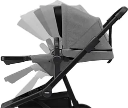 Детская коляска Thule Sleek Black/Grey Melange [11000021] [107638] - мініатюра 6
