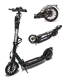 Самокат Scale Sports 81-97х46х13 см Чорно-синій 000283588 - мініатюра 2