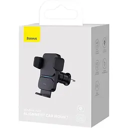 Тримач Baseus Wisdom Auto Alignment Wireless Charger (Air Outlet base) 15W - CGZX000001 - мініатюра 5