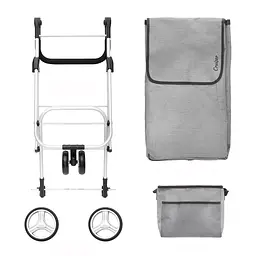 Сумка-візок ShoppingCruiser 3 Wheels 72 Grey (604362) - мініатюра 4