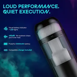 Смарт-мастурбатор Kaotik Labs The Cocoon, режим edging, пульсації, підігрів до 42 °C - мініатюра 16