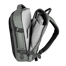 Рюкзак міський Mark Ryden 9299 20л з відсіком для ноутбука 17" і USB Gray (17585) - мініатюра 4