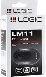 Мишка LogicConcept LM-11, 3 кн., 1000dpi, чорна - мініатюра 6