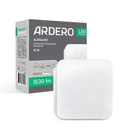 Свiтильник свiтлодiодний Ardero AL806ARD накладний 18W 5000K (80298) - мініатюра 2