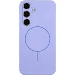 Чохол Silicone Cover Lakshmi Full Camera (AA) with Magnetic Fit для Samsung Galaxy A57 5G Бузковий / Dasheen