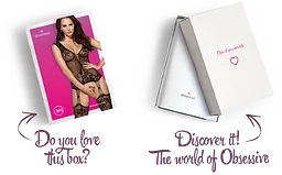 Бодістокінг Obsessive Bodystocking F221 силуетний квітковий малюнок імітація панчох XL/XXL - мініатюра 7