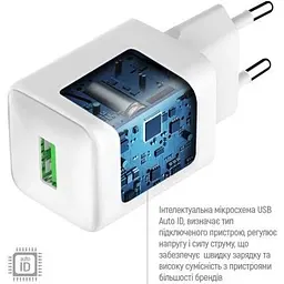 Зарядний пристрій ColorWay USB QC3.0 18W white (CW-CHS063Q-WT) - мініатюра 8