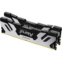 Модуль пам'яті для комп'ютера DDR5 96GB (2x48GB) 6400 MHz Renegade Silver XMP Kingston Fury (ex.HyperX) (KF564C32RSK2-96) - мініатюра 9