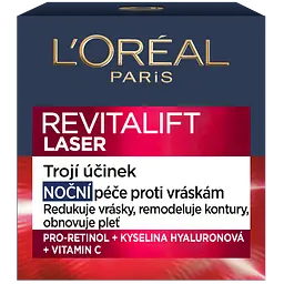Нічний регенеруючий крем-маска L'oreal Paris Revitalift Лазер х3, 50 мл (A7564500) - мініатюра 2