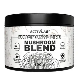 Суміш екстрактів грибів ActivLab Mushroom Blend, 100 грам - мініатюра 2