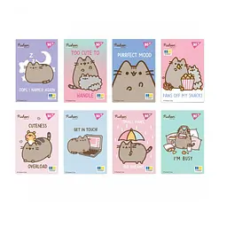 Блокнот YES А7 48 аркушів YES Pusheen на клейкій основі (152111) в асортименті