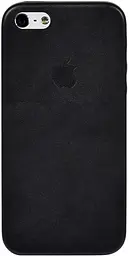 Чохол накладка TOTO Leather Case Apple iPhone SE/5s/5 Black