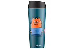 Термокухоль Ardesto Coffee time Red Cat 450 мл Синій AR2645CG