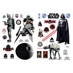 Наклейки інтер'єрні Star Wars Empire (Зоряні війни Імперія) 100x70 см