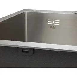 Мийка для кухні Lidz Handmade H7849R інтегрована крило праворуч 3.0/1.0 мм Brushed Steel (LDH7849BRUR45591) - мініатюра 4