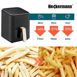 Аерофрітюрниця мультипіч Heckermann RA510D 4 л 1800W - мініатюра 9